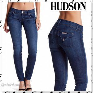 Hudson Women's Jeans Collin Flap Skinny Blue Medium Wash - Size 26